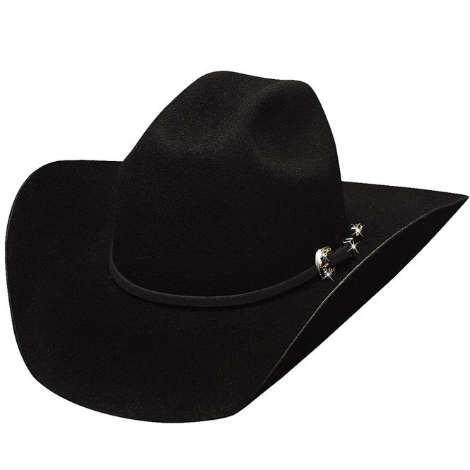 Hovedbilde Kingman Jr Sort Cowboyhatt for barn