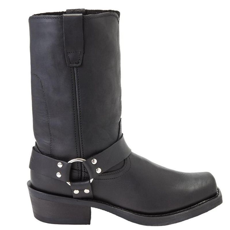 Black Harness Boots