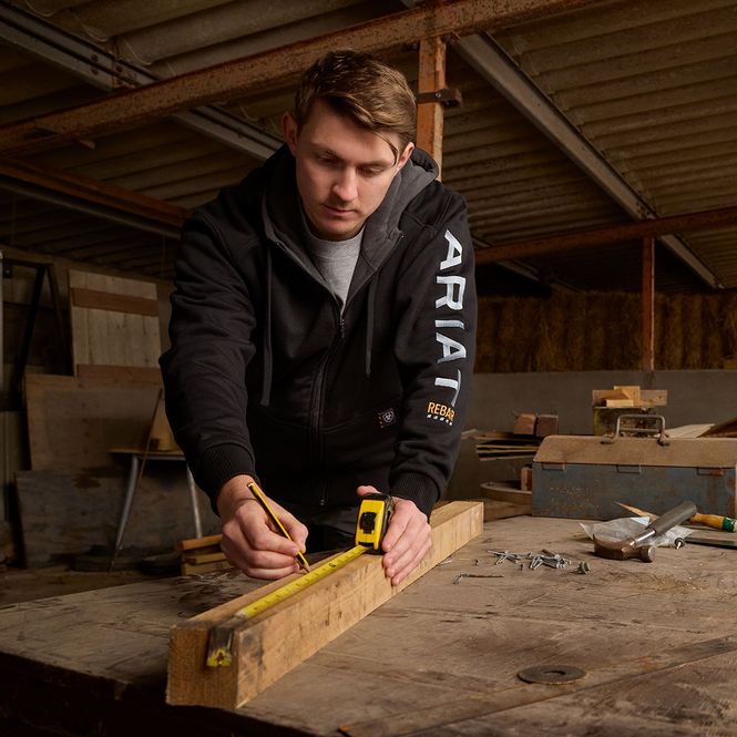 Hovedbilde Ariat Rebar Hettejakke med Glidelås
