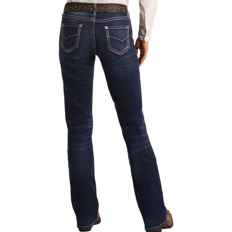 Mid Rise Extra Stretch Bootcut Riding Jeans