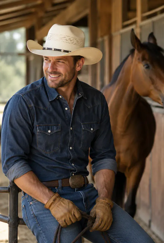 Stetson Open Range Ivory Cowboyhatt