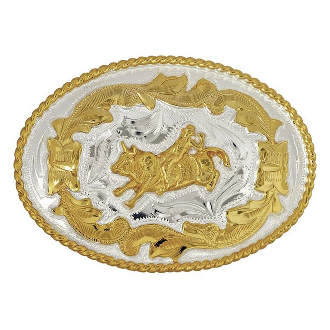 Hovedbilde Beltespenne – Bull Rider i German Silver ...