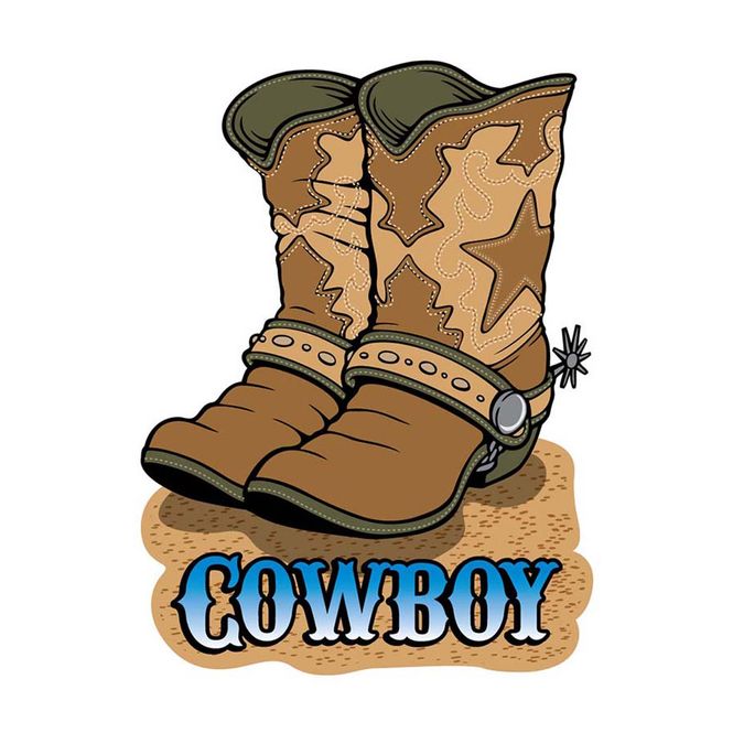 Hovedbilde Cowboy Boots Sticker