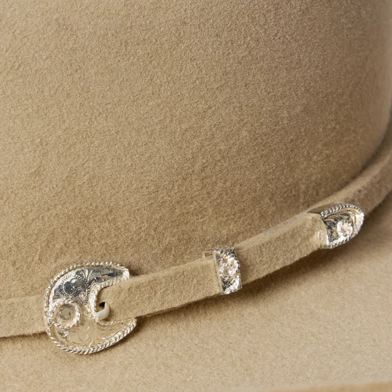 Stetson Corral Buffalo 4X Cowboyhatt Silversand