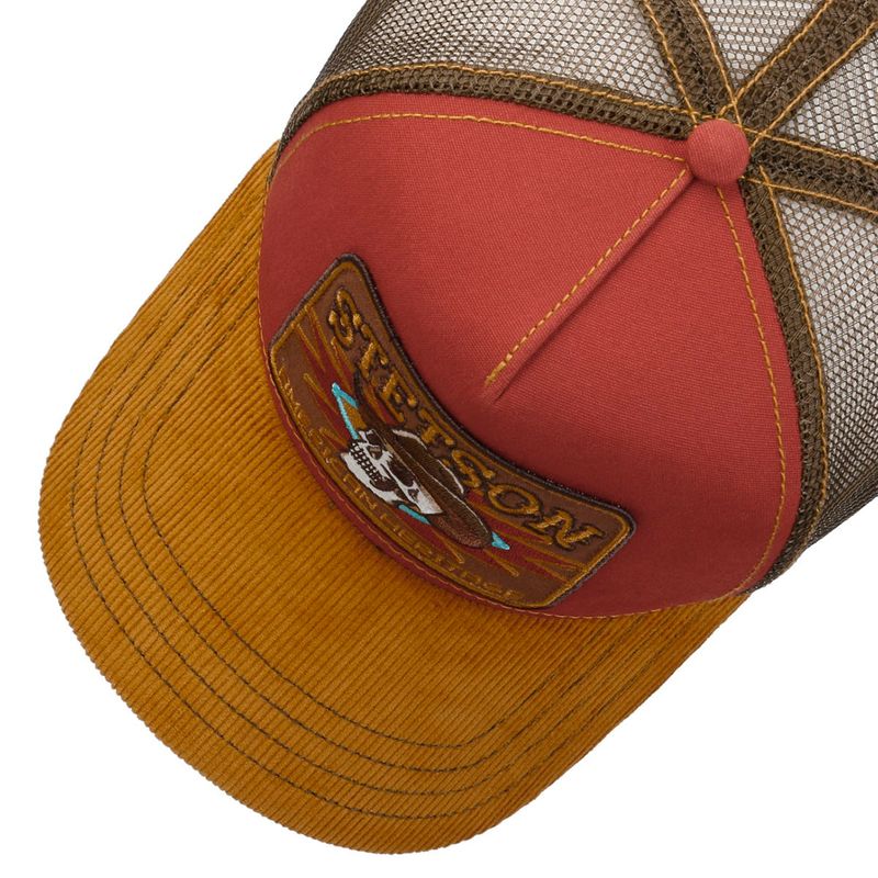 Stetson Trucker Caps - Cowboy Skull