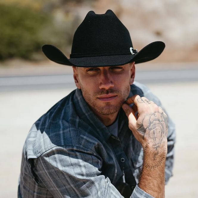 Hovedbilde Cattleman Classic Cowboyhatt - Svart