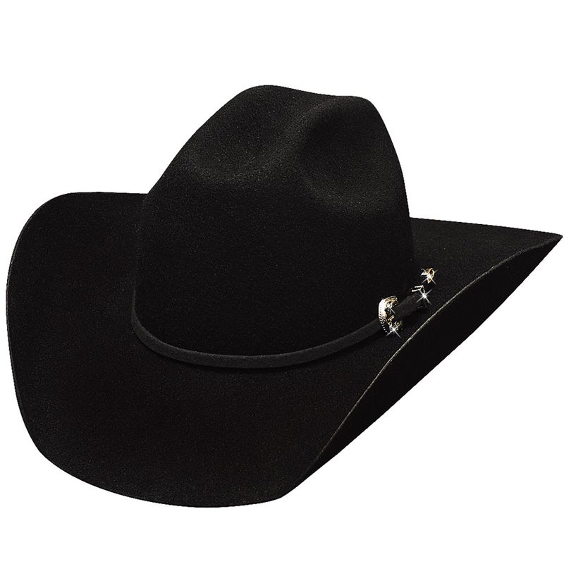 Kingman Jr Sort Cowboyhatt for barn