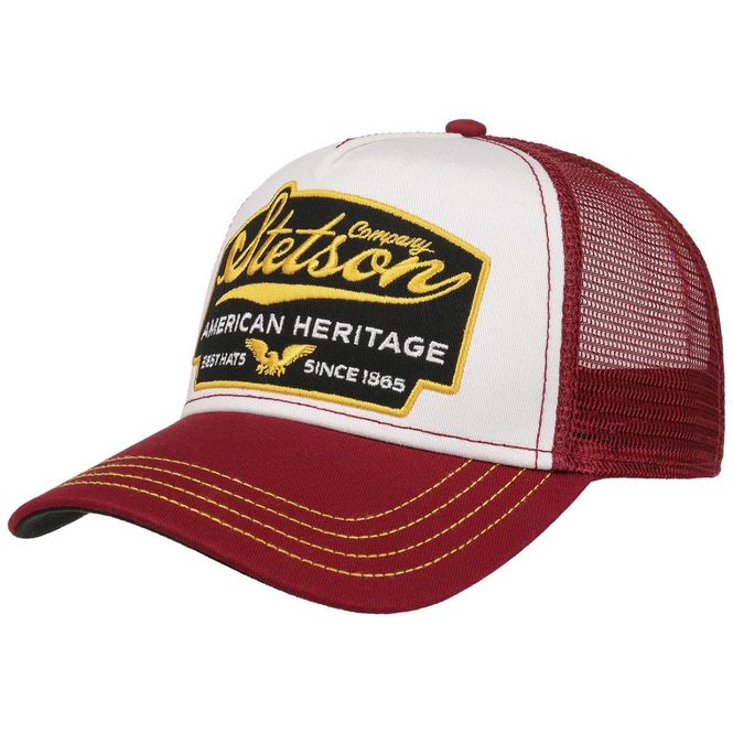 Hovedbilde Stetson Trucker Cap American Heritage - Burgunder