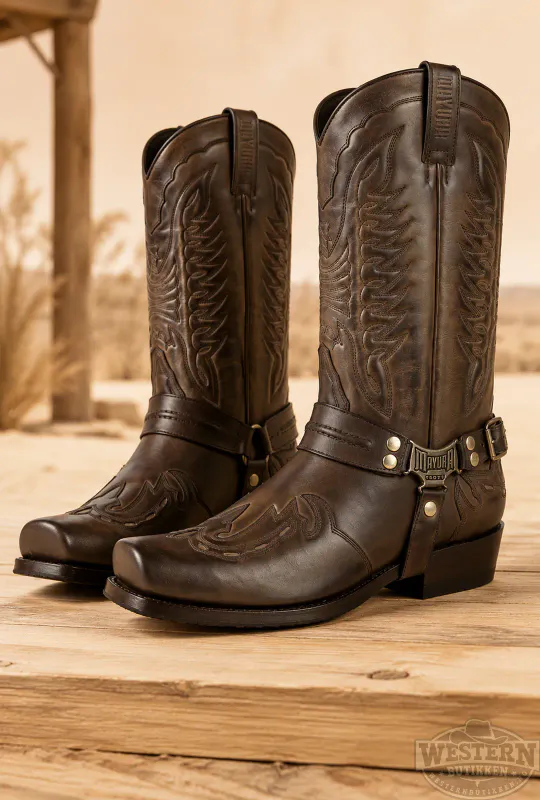 Mayura Indian 2471 Marron Cowboy Boots 