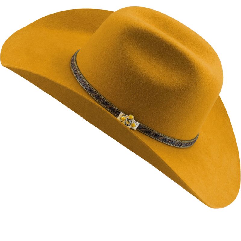 Life Whith You 4X Cowboyhatt - Mustard