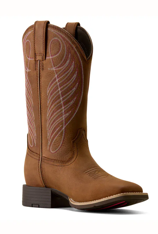 Round Up Waterproof Dameboots Reliable Brown