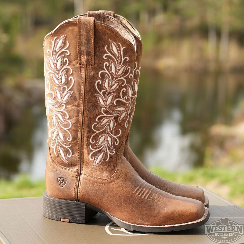Round Up Holly dameboots – Western boots med brodering
