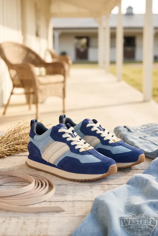 Ranch Runner Light Denim – Sneakers til Dame
