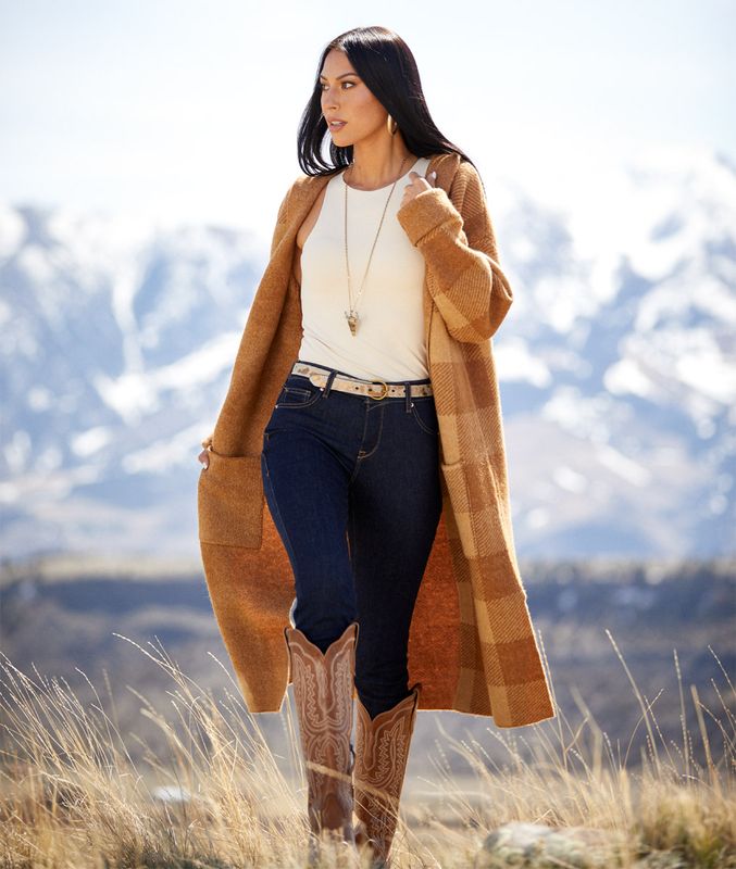 ARIAT Casanova Stivali Western Da Donna In Pelle Con Cerniera