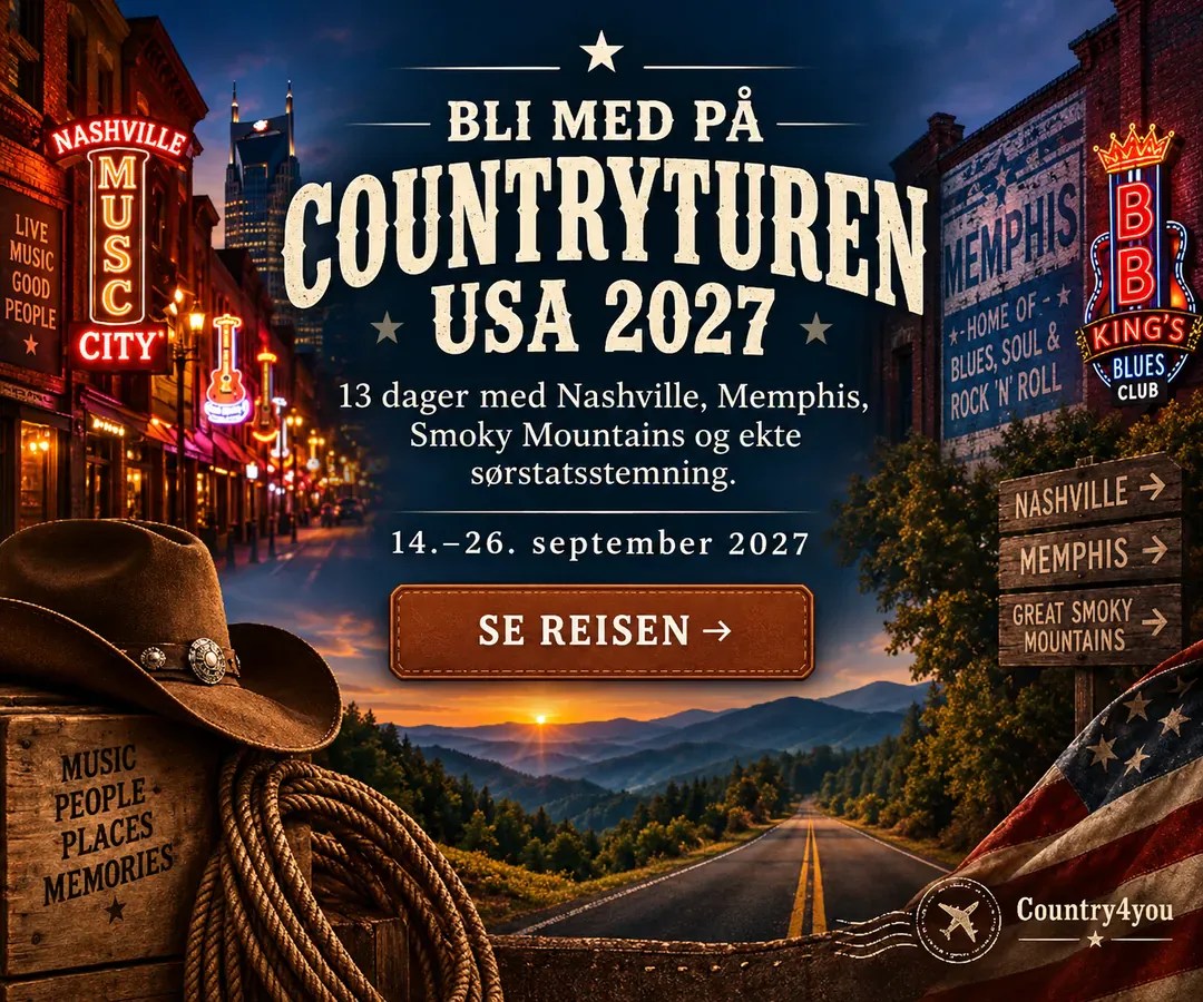 Bli med til USA på Countryturen!