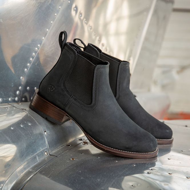 Bilde av Booker Ultra Round Toe Western Boots - Svart