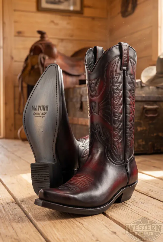 Mayura 1920 Cowboy Boots - Texas Red